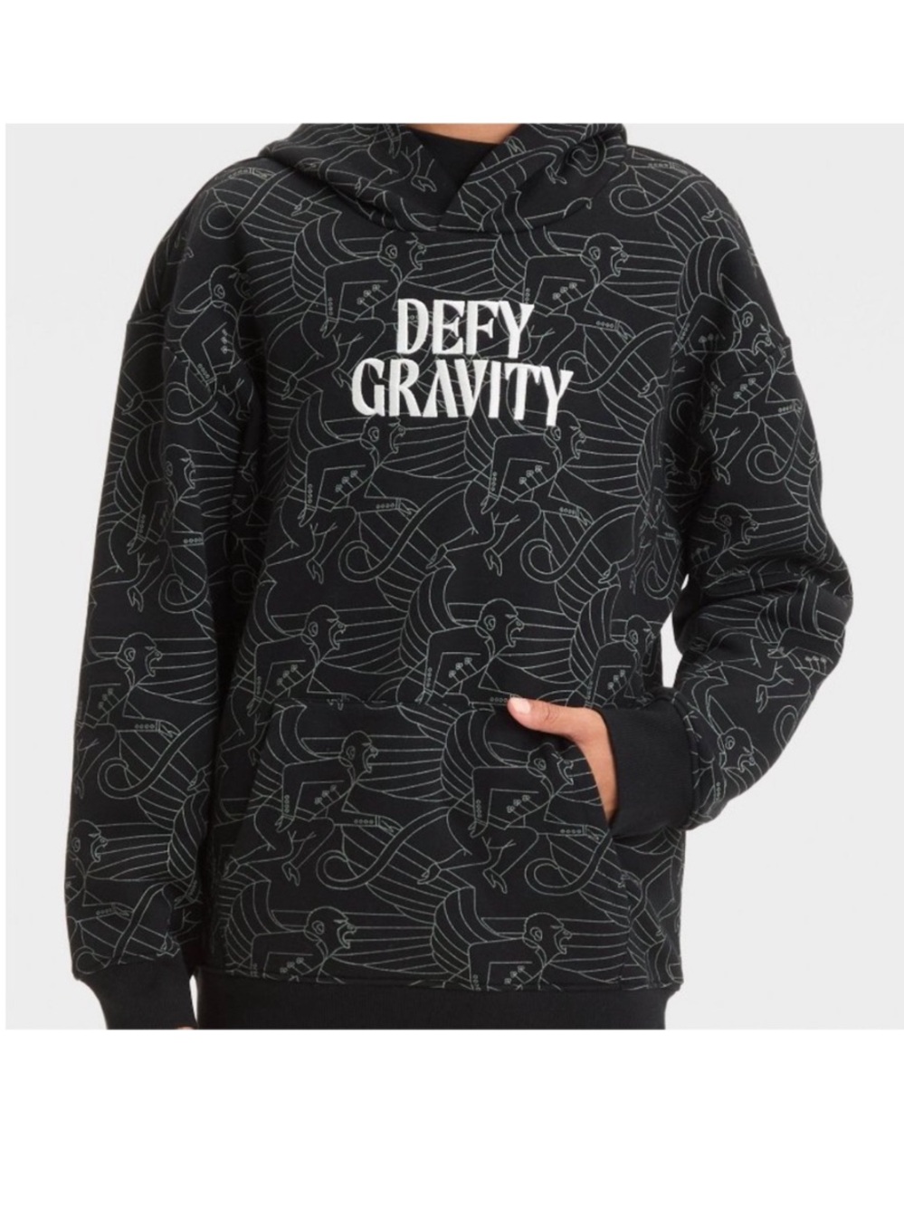 Wicked Paul Tazewell x Target Defy Gravity Monkey Pullover Sweatshirt Black XS